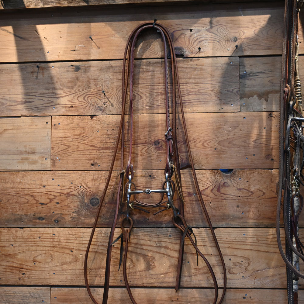 Josh Ownbey Cowboy Line Smooth Snaffle Bridle Rig Tack - Rigs Josh Ownbey Cowboy Line