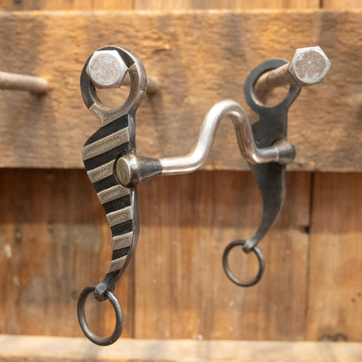 S. White Silver Mounted Solid Port Bit Tack - Bits S. White