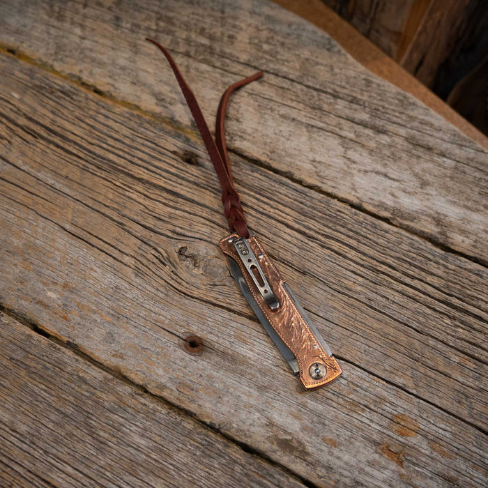 Kamphaus Engraved Copper Pocket Knife Knives Kamphaus