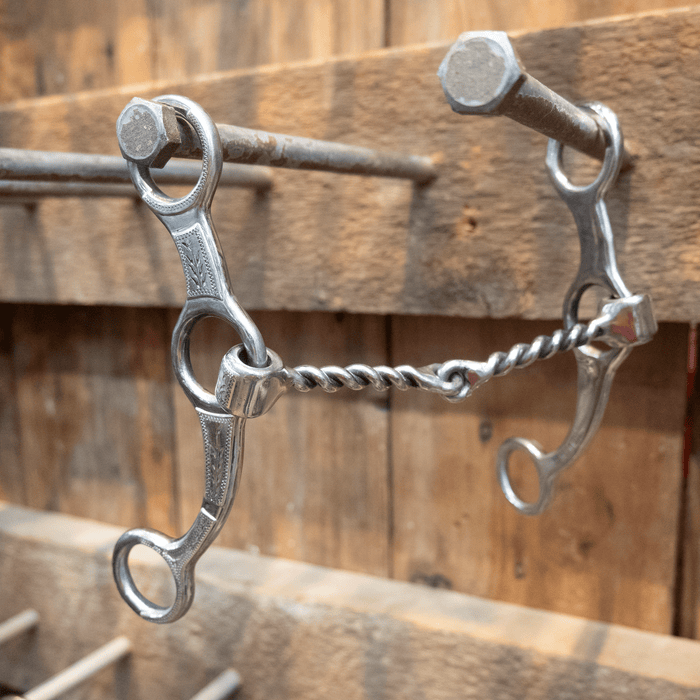 Reid Jones Twisted Wire Snaffle Gag Bit
