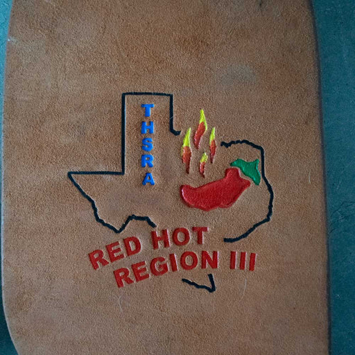 New Trophy Martin Saddlery Fenders Barrel / Cutter - Red Hot Region III Texas Sale Barn MISC   