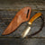 Sylvan Yoder Handmade Knife with Leather Sheath SY006 Knives - Knife Accessories SYLVAN YODER   