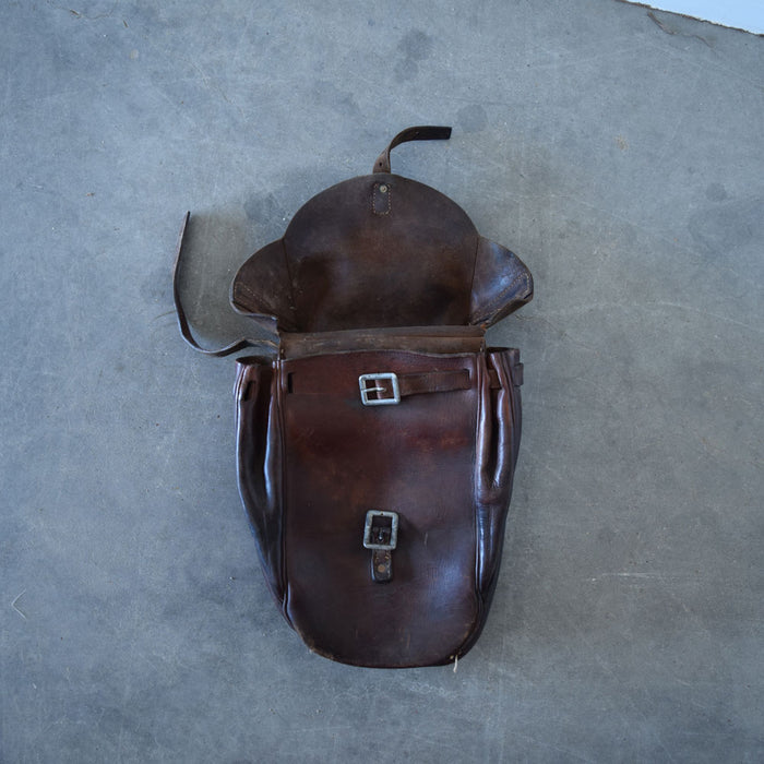 Used Vintage German Leather Saddle Bag Sale Barn Teskey's   