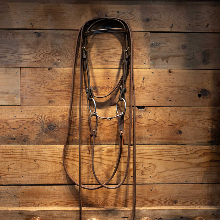 O-Ring Twisted Snaffle Bridle Rig Tack - Rigs MISC