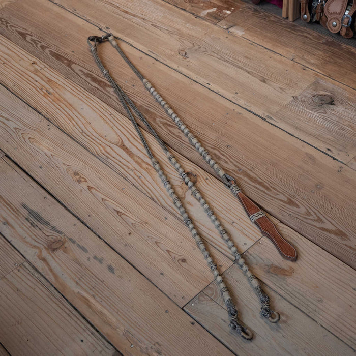 Vaquero Handmade Rawhide Romel Reins 186