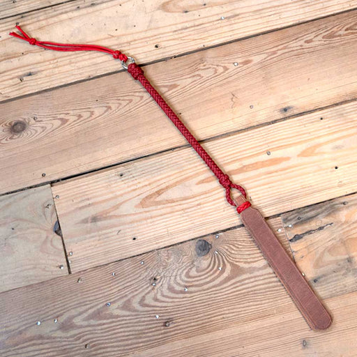 Red Handmade 25" Quirt w/Popper Tack - Whips, Crops & Quirts MISC