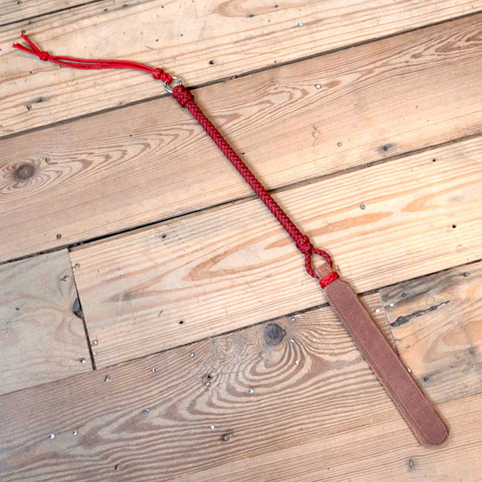 Red Handmade 25" Quirt w/Popper Tack - Whips, Crops & Quirts MISC