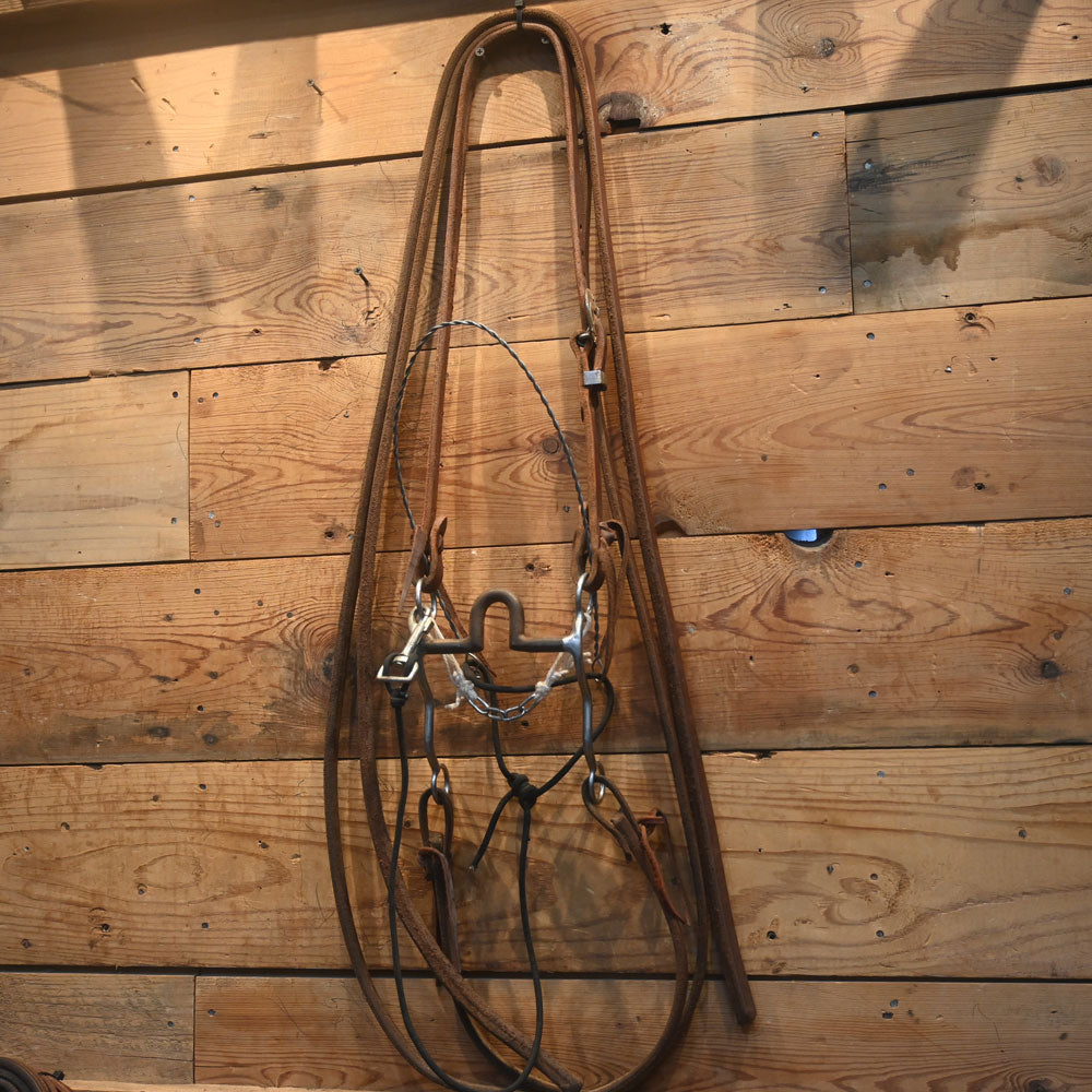 Bridle Rig - Ricky Trammell Port with Wire Nosed Tie-down Bit - RIG546 Tack - Rigs Ricky Trammell   