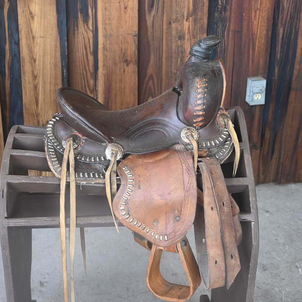 Western Vintage Saddle    _CA837 Collectibles Teskey's   