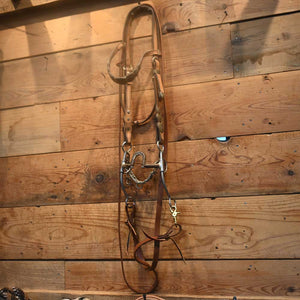 Bridle Rig - Silver Accented Headstall Correciton Bit SBR520 Sale Barn MISC   