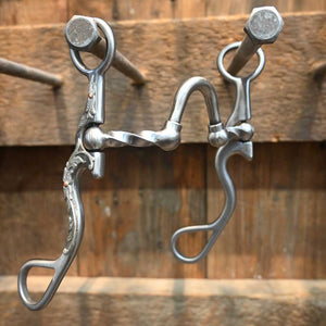 Kerry Kelley O2S - Silver Floral Mounted - Slow Twist Al Dunning Bit KK1136 Tack - Bits Kerry Kelley   