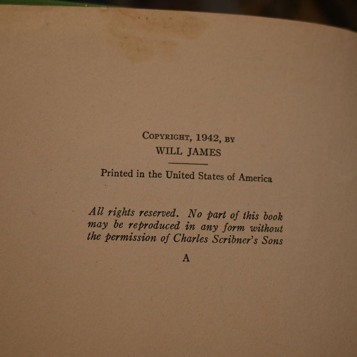 Will James Vintage 1942 Western Book "The American Cowboy" Collectibles WILL JAMES