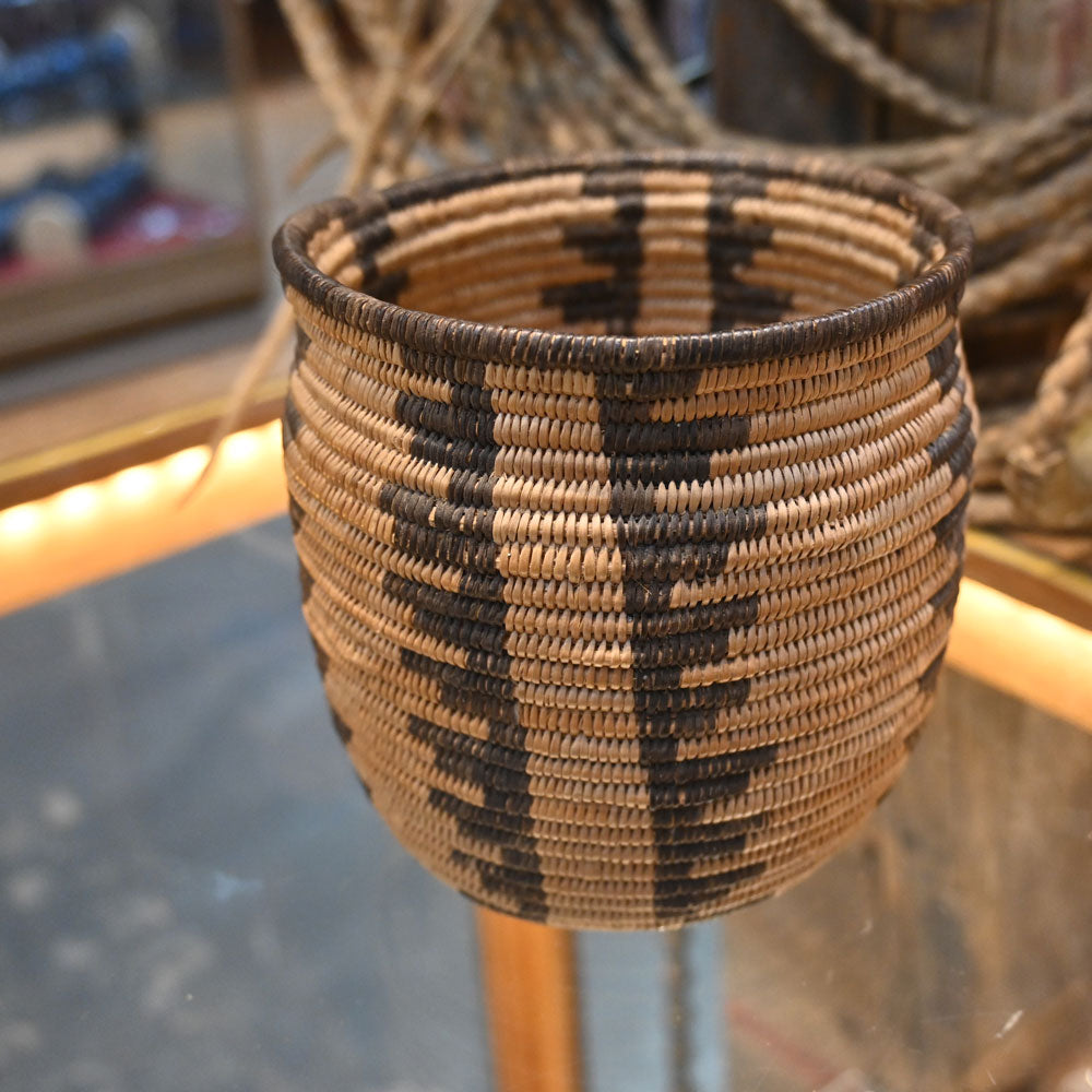 Apache Handmade Small Woven Basket Collectibles Teskey's