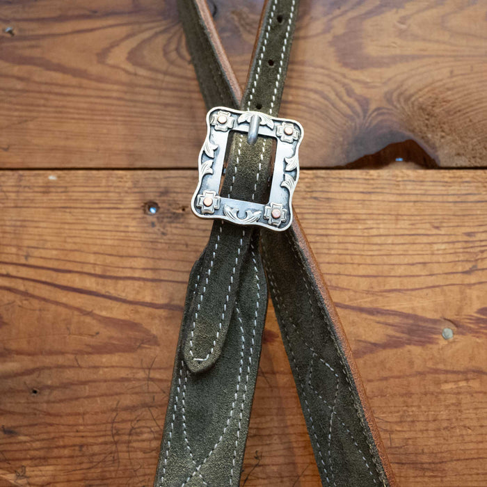 Army Green 3/4" Split Ear Headstall