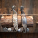 Used Kerry Kelley Silver Mounted Floral Spurs Tack - Spurs Kerry Kelley