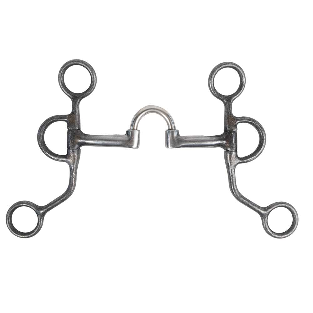 Aged Steel Low Correction Trainer Tack - Bits, Spurs & Curbs - Bits Formay   