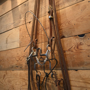 Bridle Rig - Ricky Trammell Port with Wire Nosed Tie-down Bit - RIG546 Tack - Rigs Ricky Trammell   