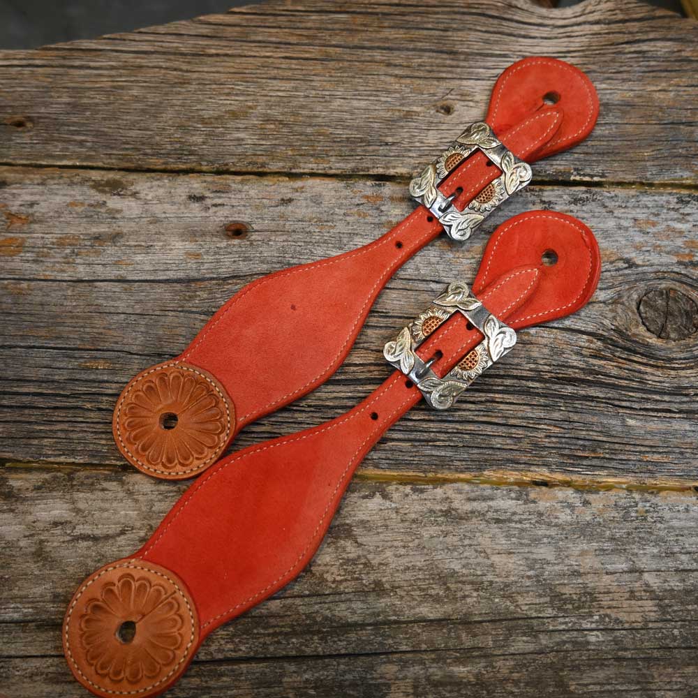 Bob Scott Spur Strap's with Teskey's Buckles AAS005 Tack - Spur Straps Bob Scott   