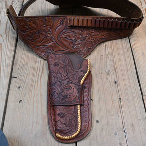 Double Gun Holster with ammunition slots _CA881 Collectibles MISC   