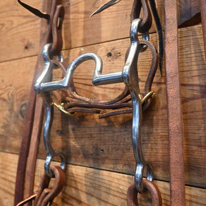 Bridle Rig - Cow Horse Supply Solid Port Bit RIG779 Tack - Rigs Cow Horse Supply   