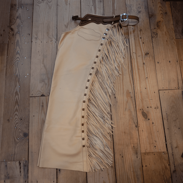 Teskey's Large Smooth Palomino Versatility Chaps 1873