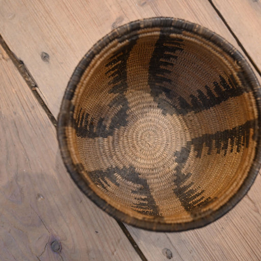 Apache Handmade Small Woven Basket Collectibles Teskey's