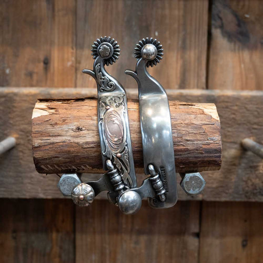Kerry Kelley Silver Mounted 21pt Spurs Tack - Spurs Kerry Kelley