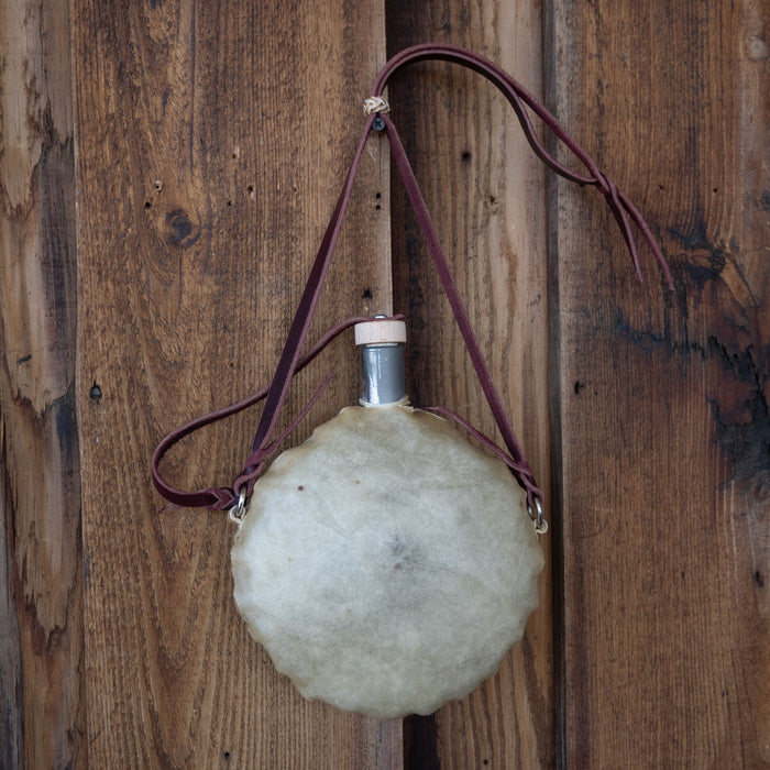 Bill Elliott Handmade Rawhide Canteen