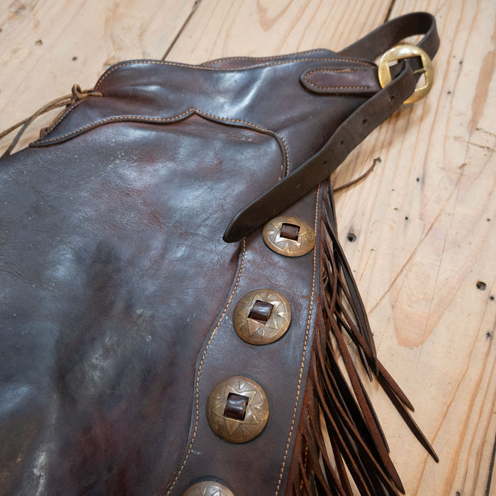 Used Smooth Leather Bob Marrs Chinks Tack - Chaps & Chinks Bob Marrs