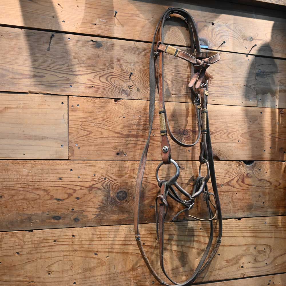 Bridle Rig - D-Ring Smooth Snaffle Bit SBR544 Sale Barn MISC   