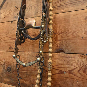 Bridle Rig - Stunning GARCIA - Silver Mounted Solid Port with Roller Bit RIG1005 Tack - Rigs Garcia