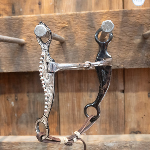 Sunny Silva Silver Mounted Solid Port Bit Tack - Bits Sunny Silva