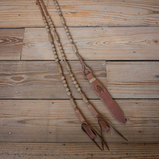 Handmade Rawhide Romel Reins Tack - Reins MISC