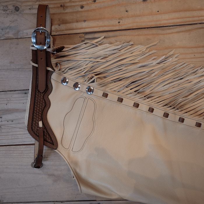 Teskey's Large Smooth Palomino Versatility Chaps 1873