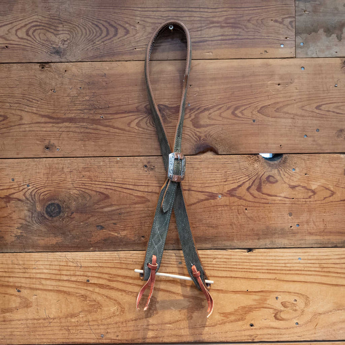 Army Green 3/4" Split Ear Headstall