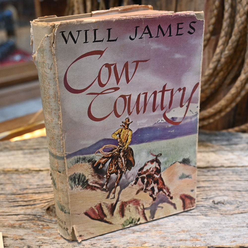 Vintage Western Book by WILL JAMES - "Cow Country" _CA1200 Collectibles WILL JAMES