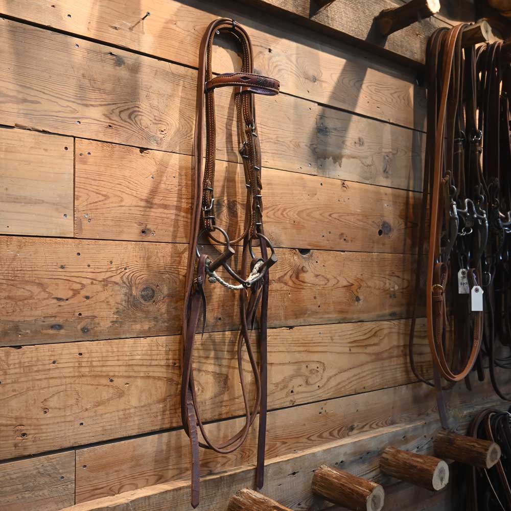 Bridle Rig - Smooth Snaffle  D-Ring  SBR127 Sale Barn MISC   