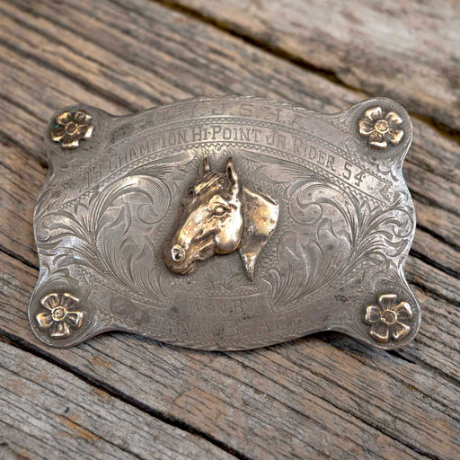 Allen Ross 1954 PCHJSA Trophy Buckle ACCESSORIES - Additional Accessories - Buckles Allen Studio Co.