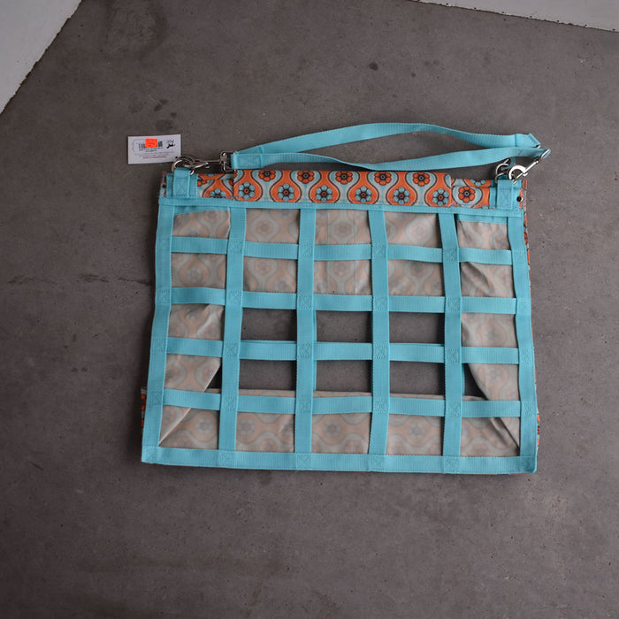NEW Professional Choice Medium Floral Orange Print Hay Bag Sale Barn Professional's Choice