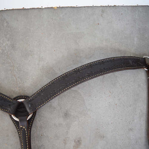 Used Fort Worth Saddlery Breast Collar Barbwire Border Sale Barn Teskeys   