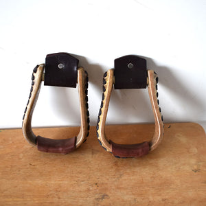 NEW Youth Rawhide Stirrups Sale Barn Teskeys
