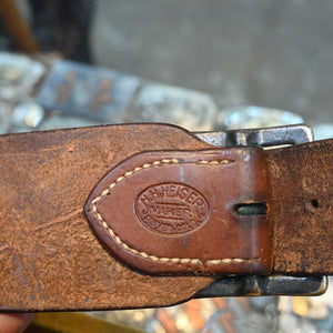 Vintage H. H. Heiser Double Holster Gun Belt _CA882