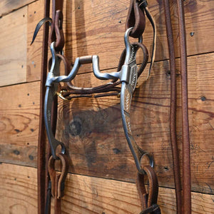 Bridle Rig - Josh Ownbey Silver Mounted - Square Hinge Slow Twist Bit RIG8841 Tack - Rigs Josh Ownbey Cowboy Line