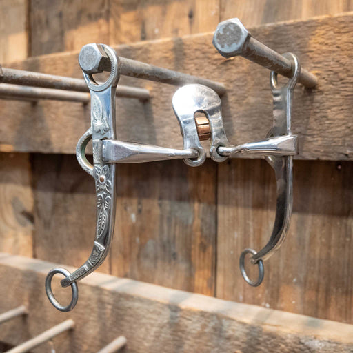 Silver Mounted Ron Tollison Floating Spoon Bit Tack - Bits Ron Tollison