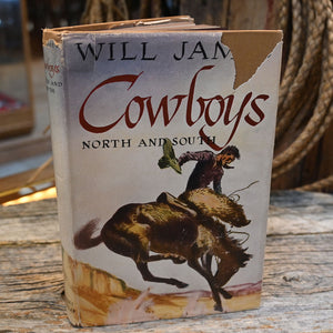 Vintage WesternBook by WILL JAMES - "Cowboys" _CA1201 Collectibles WILL JAMES