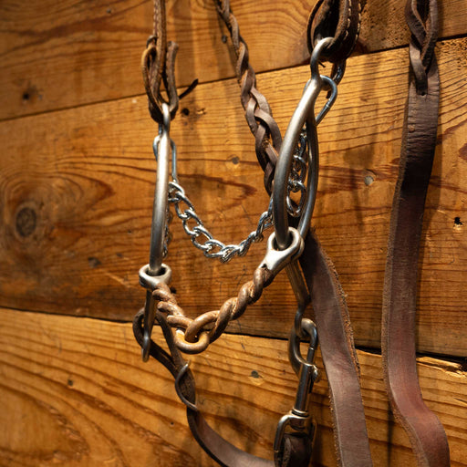 Sliding Gag Twisted Wire Snaffle Bridle Rig Sale Barn MISC