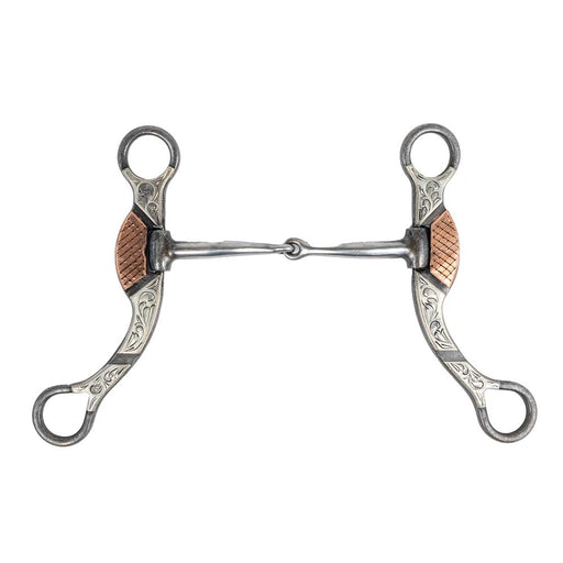 Aged Steel Long Shank Snaffle Tack - Bits Formay   
