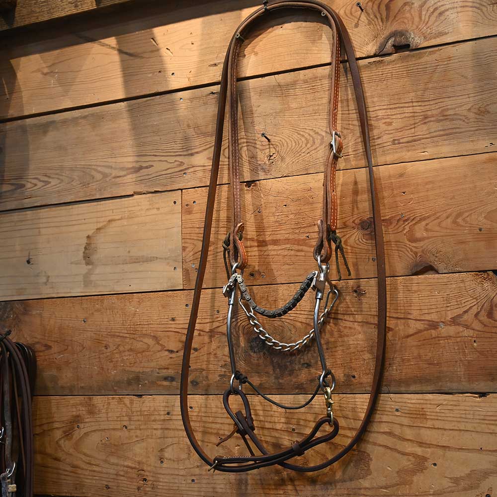 Bridle Rig - Professional Choice Chain Nose Hackamore Bit SBR420 Sale Barn Sliester   