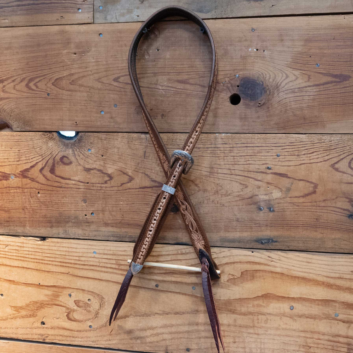 Randall Top Shelf Leather Split Ear w/Ricardo Silver Buckle Tack - Headstalls Randall Top Shelf