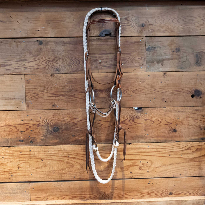 Bowman O-Ring Square Snaffle Bridle Rig